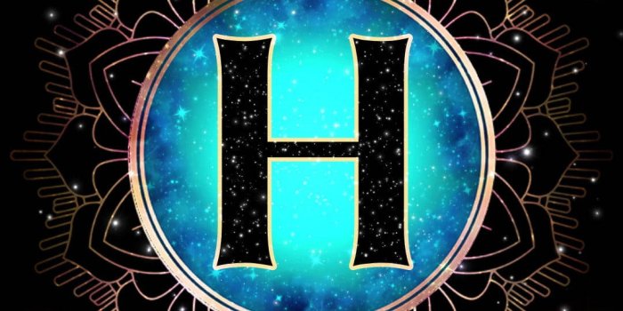 1080x1920 Download Mystical Mandala Letter H Wallpaper | Wallpapers.com