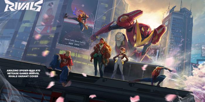 5760x3240 AMAZING SPIDER-MAN #70 NETEASE GAMES MARVEL RIVALS WRAPAROUND VARIANT [DOOM]