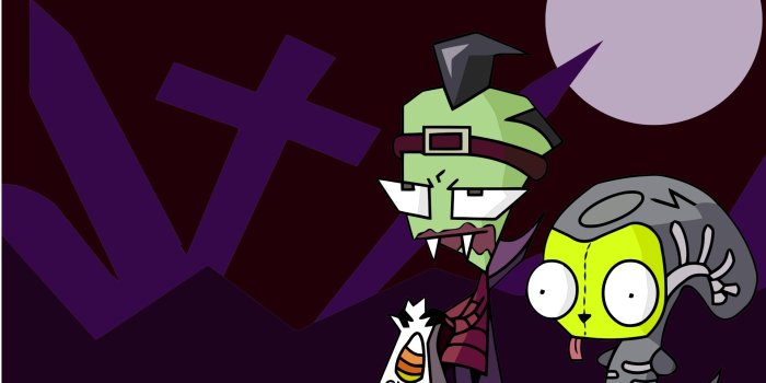1920x1200 invader, Zim, Costume, Halloween, Moon, Gir, Zim Wallpapers HD / Desktop  and Mobile Backgrounds
