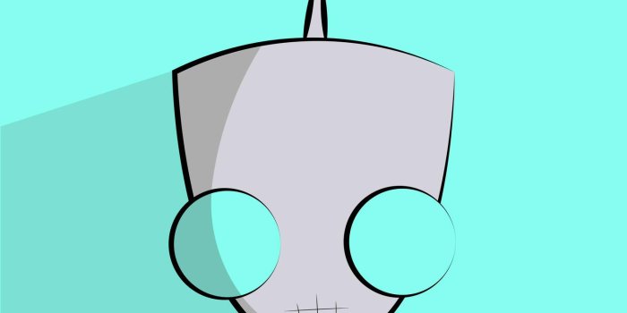1536x3326 Here's a quick little GIR wallpaper I made : r/invaderzim