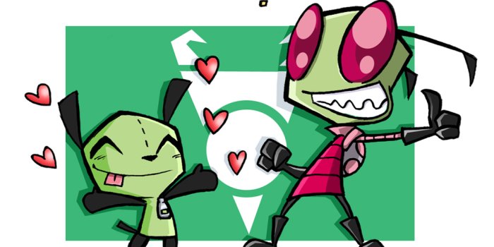 1024x768 Invader Zim: Joyful Adventures of Zim and Gir