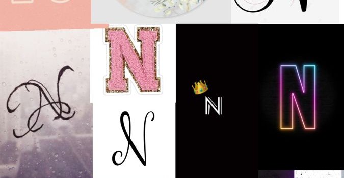 675x1200 A wallpaper for the letter N