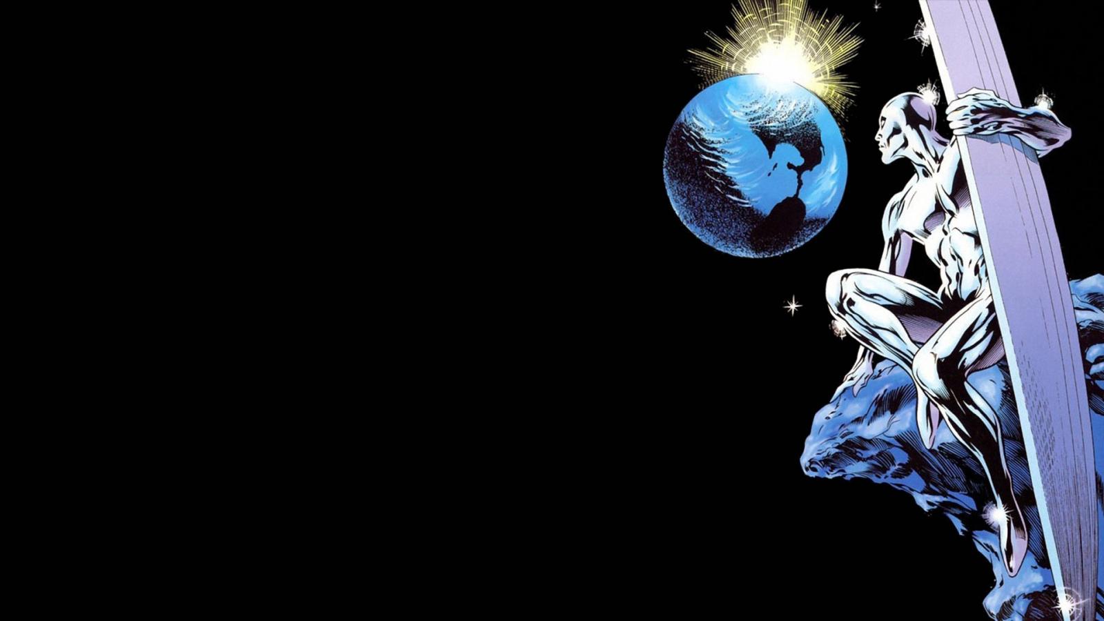 1920x1080 Silver Surfer HD Comic Wallpaper: Cosmic Guardian in Stunning Detail