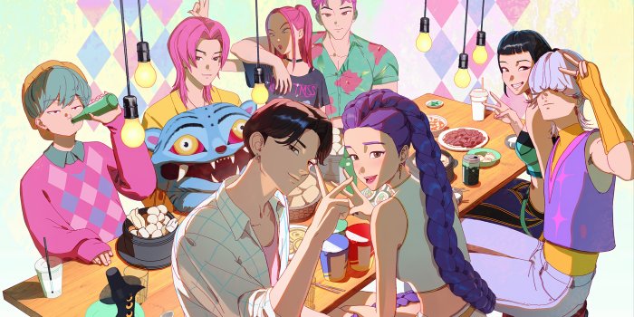 3840x2160 Huntrix Wallpaper 4K, Saja Boys, KPop Demon Hunters