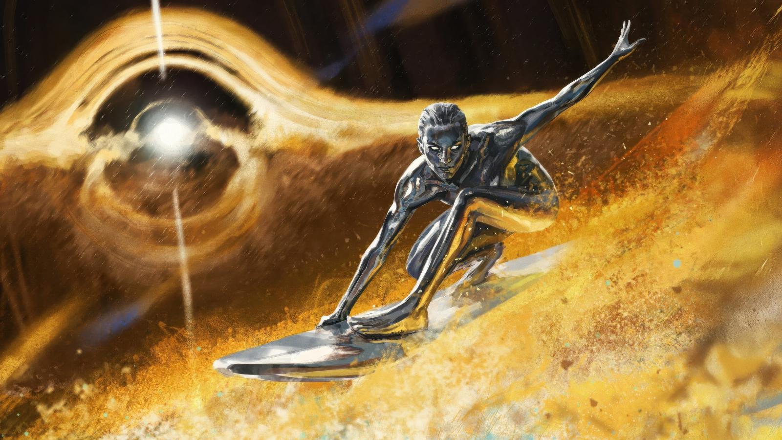 3840x2160 Silver Surfer The Fantastic Four First Steps Movie Wallpaper,HD Superheroes  Wallpapers,4k Wallpapers,Images,Backgrounds,Photos and Pictures