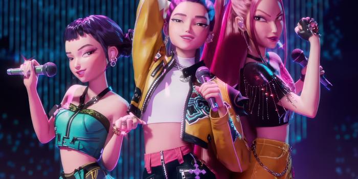 2048x2048 KPop Demon Hunters Wallpaper 4K, Huntrix, Rumi (Huntrix)