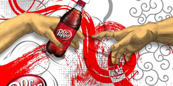 1032x774 Download A Hand Reaching For A Bottle Of Dr Pepper Wallpaper | Wallpapers .com