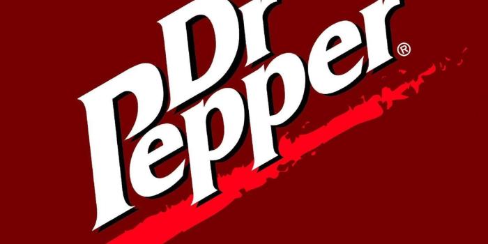 1700x1062 Download Dr Pepper Logo On A Red Background Wallpaper | Wallpapers.com