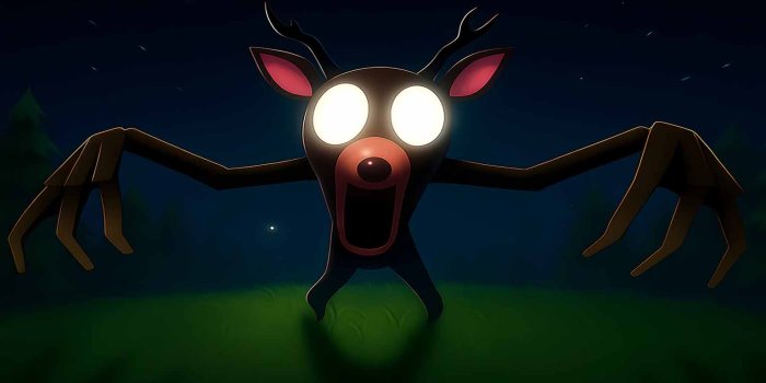 1536x864 99 Nights in the Forest Deer Glowing Eyes Desktop Wallpaper