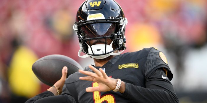2560x1440 Jayden Daniels looks the part as Washington's starting QB as he prepares  for his NFL debut | DC News Now