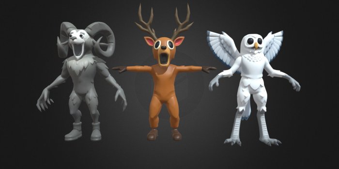 1920x1080 99 Nights in the Forest pack - 3D model by yd 3d art (@yd3dart) [69deed2]