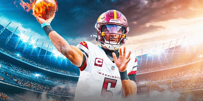 1200x675 Commanders' Jayden Daniels breaks rookie record despite NFC Championship  Game loss