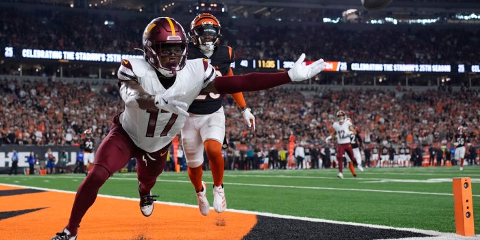 2560x1440 Rookie Jayden Daniels nearly flawless for Commanders in 38-33 win over  Bengals | WNCT