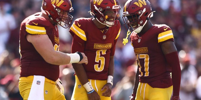 2560x1706 A poised Jayden Daniels is remembering to have fun while leading Commanders  - The Athletic