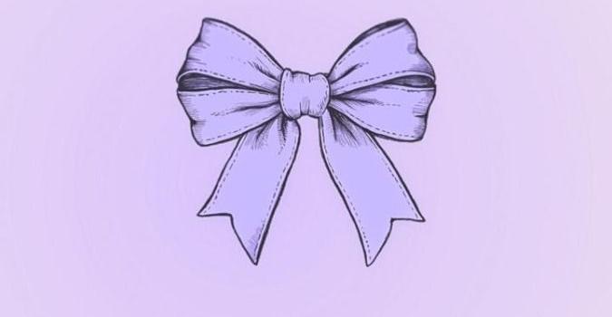675x1200 bow aesthetic: purple bow
