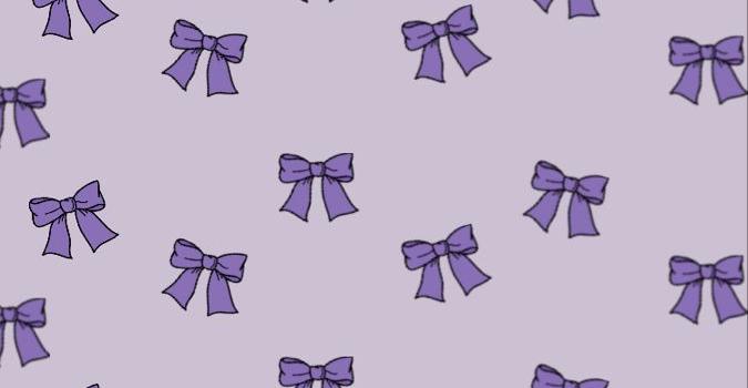 675x1200 Aesthetic purple bow wallpaper