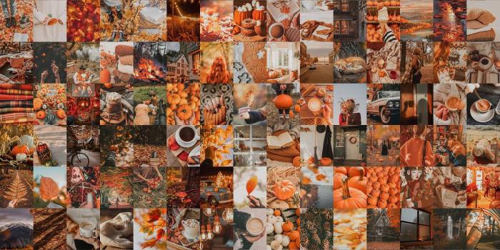 3000x2000 120 Pcs Cozy Autumn Wall Collage Kit, Fall Aesthetic, Soft Orange & Brown  Aesthetic, DIGITAL Prints, Aesthetic Room Decor - Etsy Norway