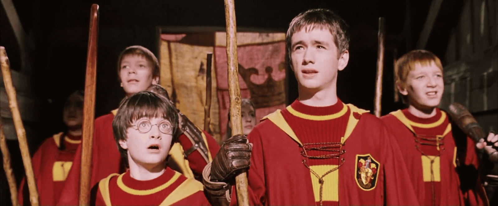 1920x796 Gryffindor Quidditch Team - Harry Potter Wallpaper (1920x796) (177839)