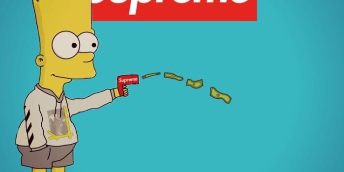750x1332 Supreme Wallpaper Bart Simpsons - Supreme Wallpaper Bart Simpson
