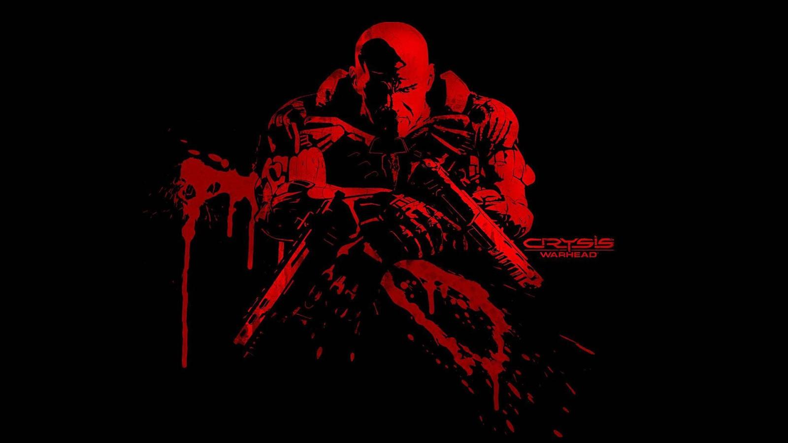 1920x1080 blood red | Psycho In Blood Red - Action Games Wallpaper Image