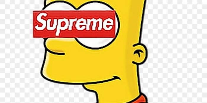 840x1105 Bart Simpson Supreme Logo - Free Transparent PNG Clipart Images Download