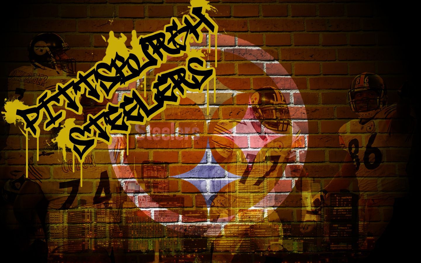 1440x900 burgh graffiti | Pittsburgh Steelers | Pittsburgh steelers wallpaper