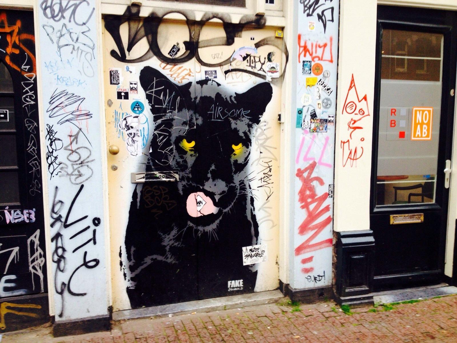 2048x1536 Puma Stencil Street Art in Amsterdam | GLOBAL GRAPHICA