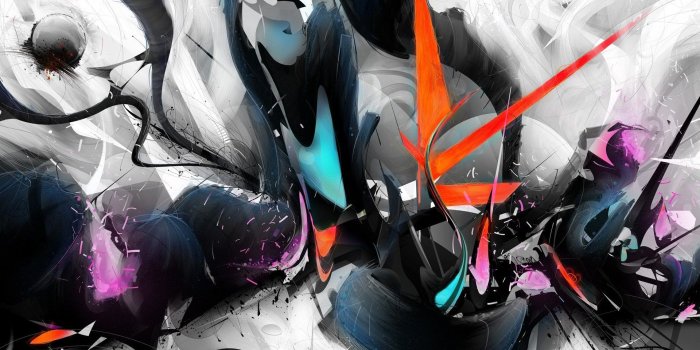 1920x1080 Wallpaper : anime, abstract, 3D, graffiti, ART, color 1920x1080