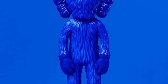 1061x1061 KAWS BFF - Blue