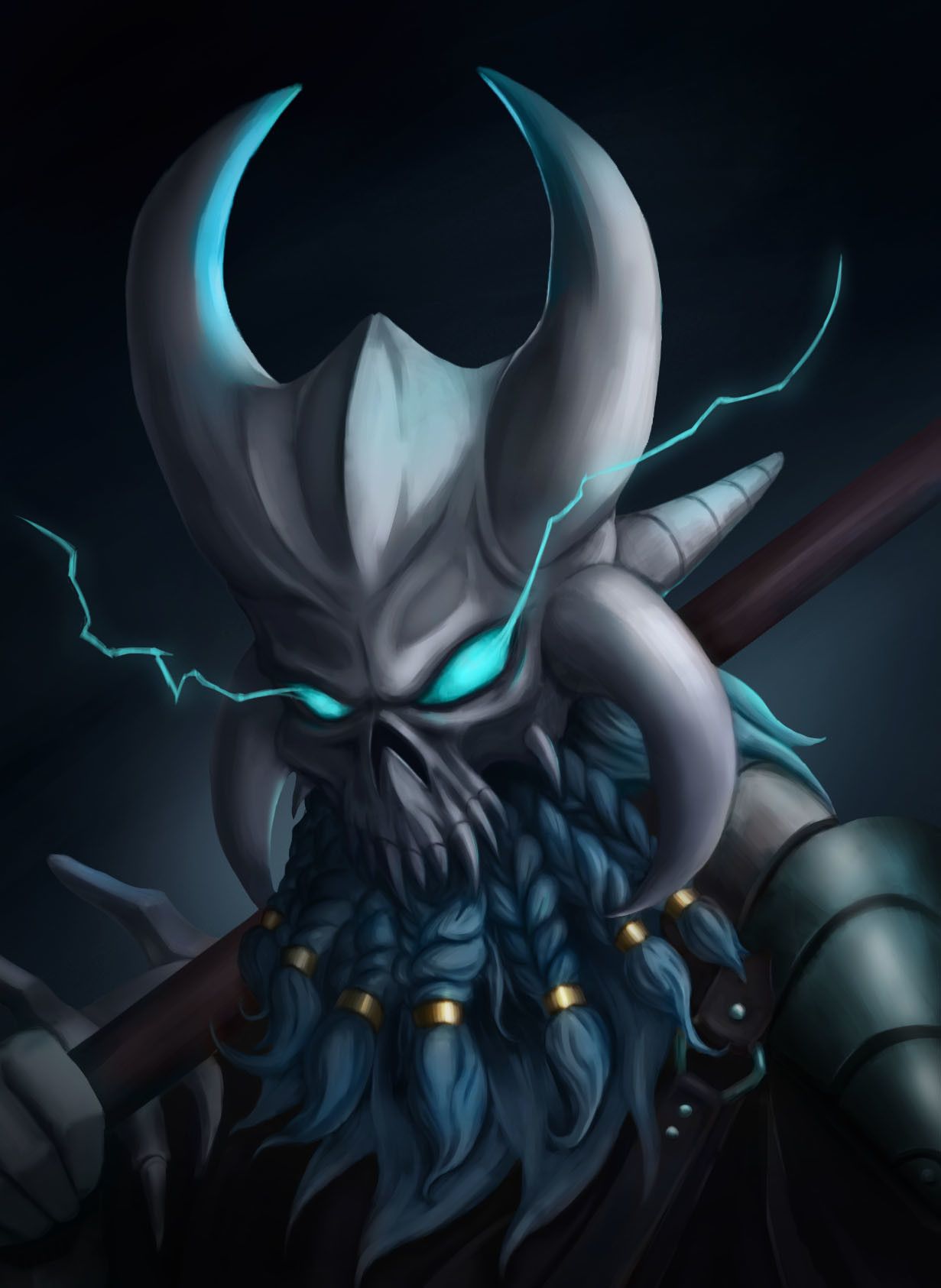 1231x1685 Coolest Ragnarok Wallpaper - Fortnite Art by Federico Fraguglia