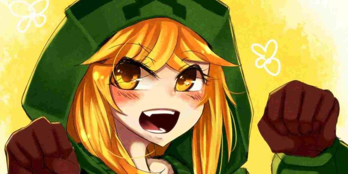 1517x853 creeper-girl-drawing-anime-s-minecraft-wallpaper-rhwalllscom-gloves