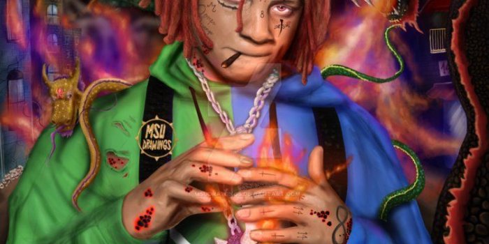 752x1063 TRIPPIE REDD BY MSUDRAWINGS by MSUdrawings