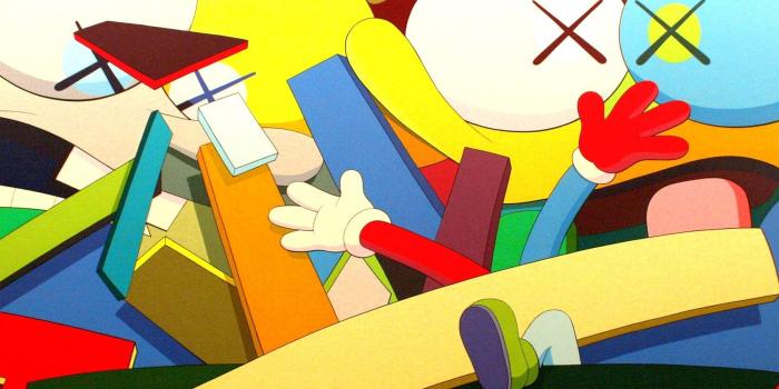 1680x1050 KAWS - (HD Widescreen Backgrounds Starkovtattoo Drawing)