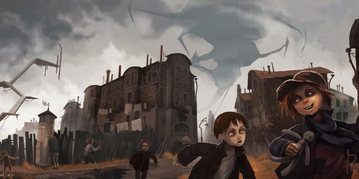 7087x2837 Some concept art for game Pathologic (most of them are pretty darn