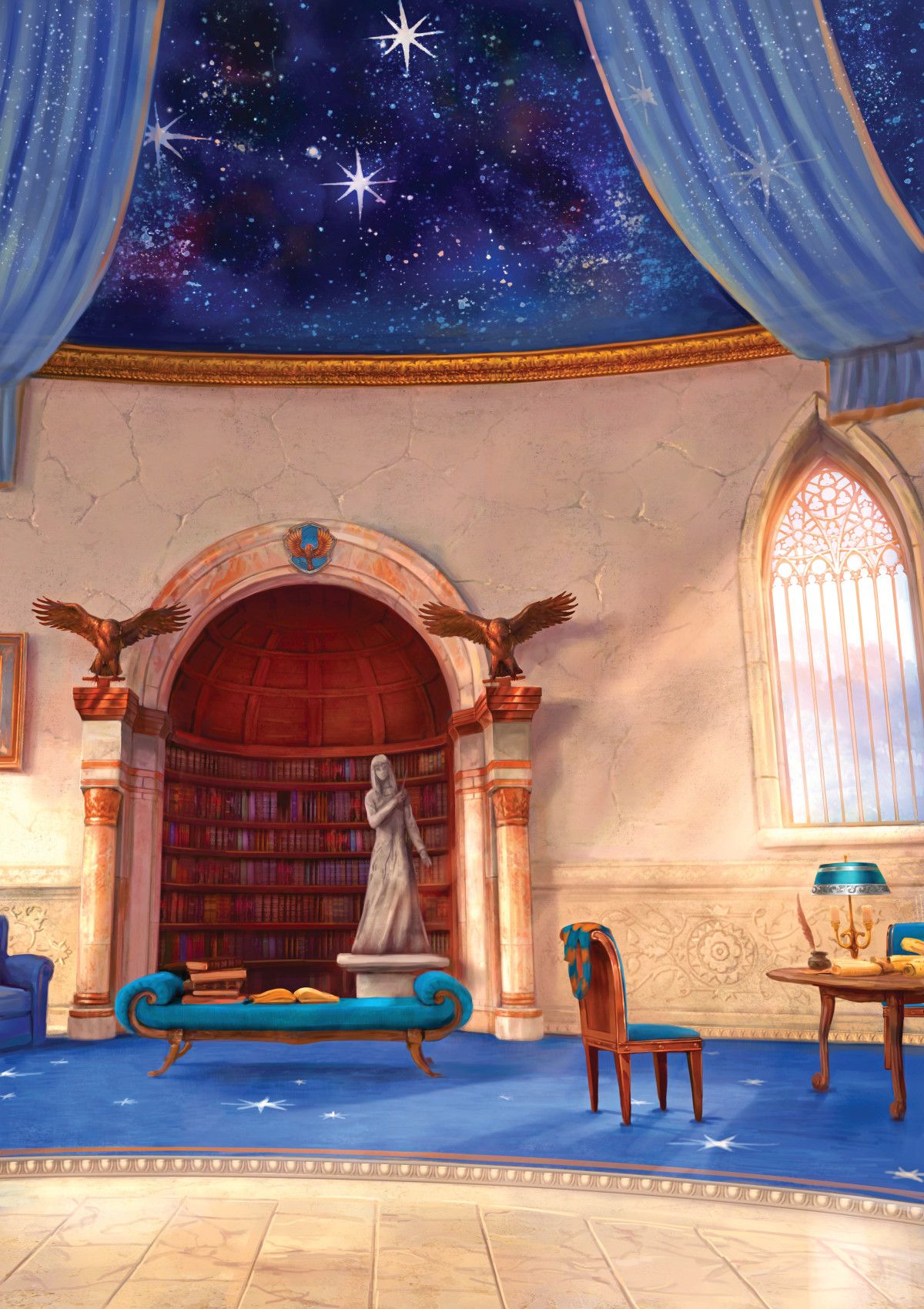 1200x1700 Ravenclaw common room - Pottermore