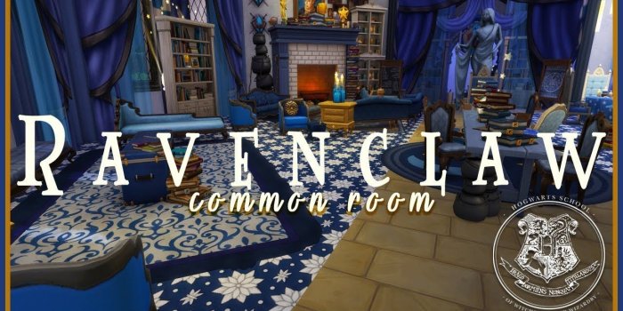 1280x720 Hogwarts Common Rooms: Ravenclaw | The Sims 4
