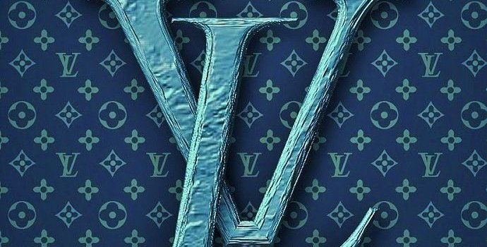 690x1236 Louis Vuitton Brands t Iphone wallpaper Black