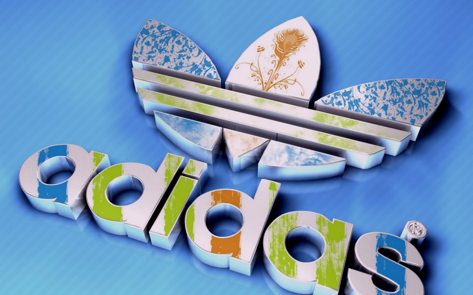 1600x1000 3D Logo Computer Adidas Wallpaper 8924 1600x1000px