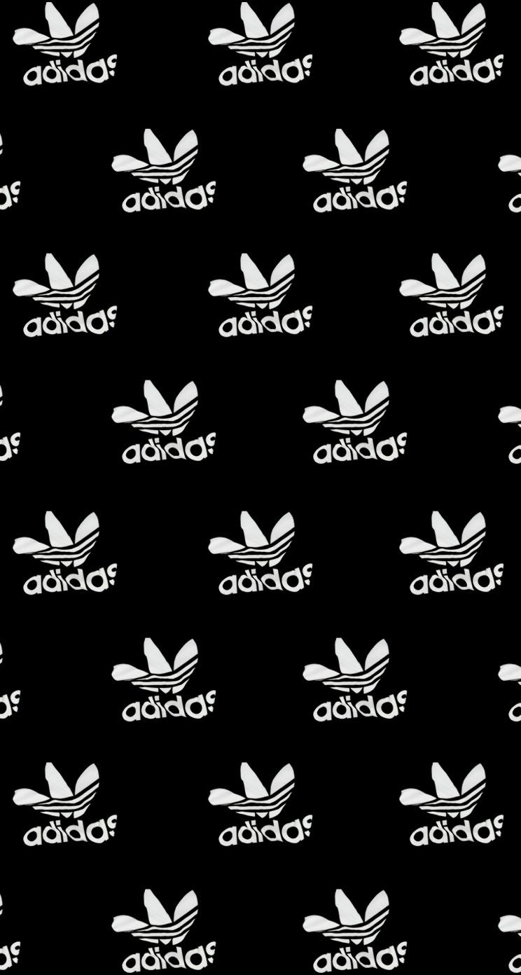 744x1392 35+ Black Adidas Wallpapers - Download at WallpaperBro