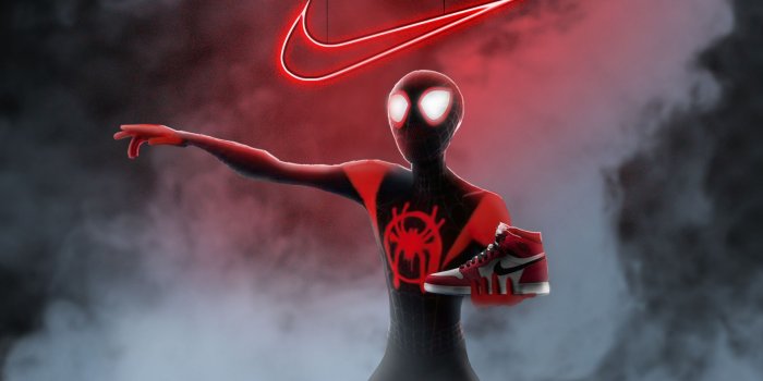 2160x1215 Spiderman Miles Morales Nike Air Jordan, HD Superheroes, 4k