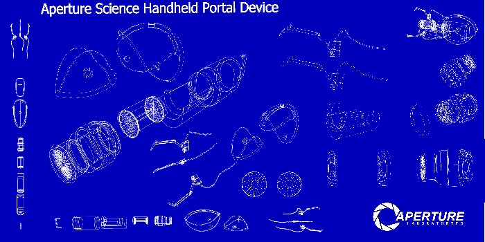 5000x2500 Portal Gun Blueprints By Wilandsonic600 Deviantart – Fondos de Pantalla