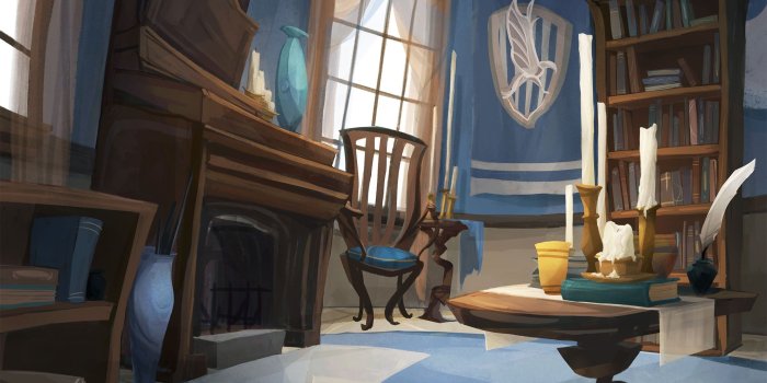 2259x1411 Ravenclaw Common Room by TofuSlaw | Hogwarts School in 2019