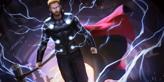 1920x1080 1920x1080 Thor With His New Hammer In Avengers Infinity War Laptop