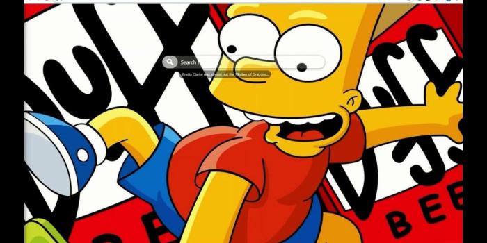 1280x720 Cool Bart Simpson Supreme & Wallpaper HD Theme - Try Now!!!