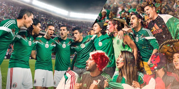 1708x834 ADIDAS 2014 soccer world cup, team Mexico by Freddy Fabris | VISOGLER