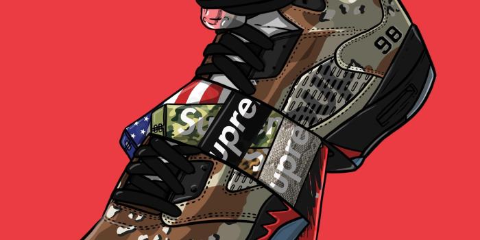 2000x2000 67+ Sneaker Art Wallpapers on WallpaperPlay