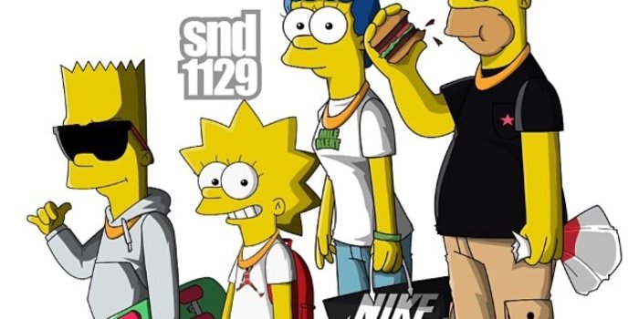 1600x1600 arthype - @snd1129 - Sneakerhead Wallpaper Simpsons, Hd Wallpapers