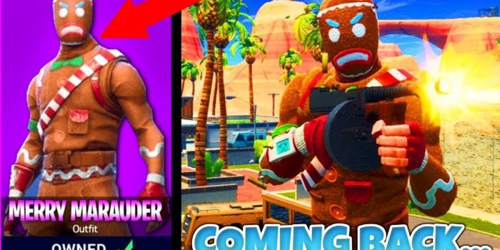 1280x720 *NEW* Merry Marauder Official Release Date *CONFIRMED* In Fortnite! Merry  Marauder Coming Back!