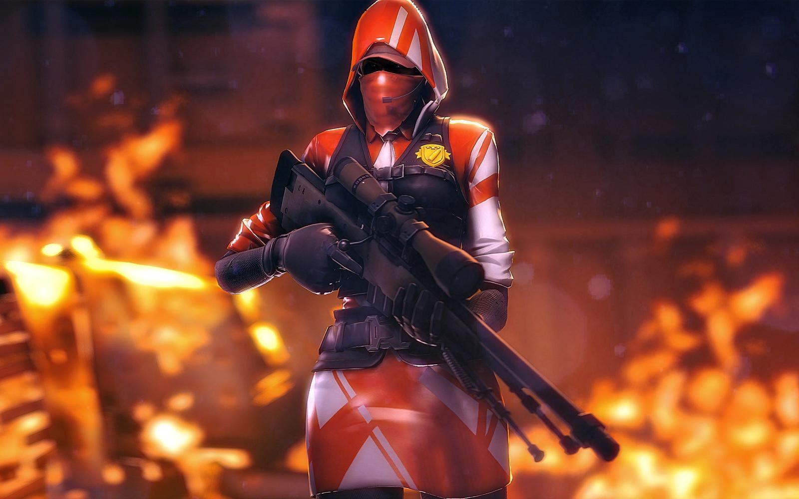 3840x2400 Fortnite Reflex Skin Wallpaper | Doleogen Minecraft Spotify Y