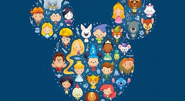 640x1385 Disney art character cute iPhone X Wallpapers Free Download